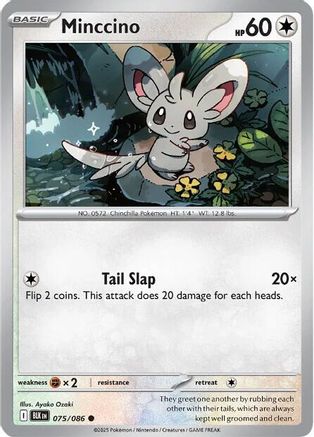 [PKM] Minccino (075/086) [Scarlet & Violet: Black Bolt]