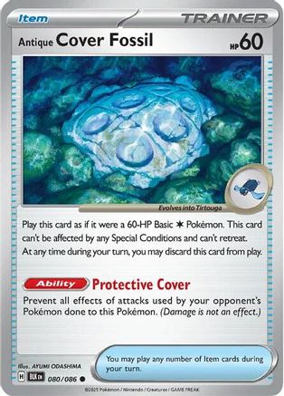 [PKM] Antique Cover Fossil (080/086) [Scarlet & Violet: Black Bolt]