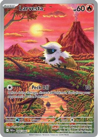[PKM] Larvesta (099/086) [Scarlet & Violet: Black Bolt]
