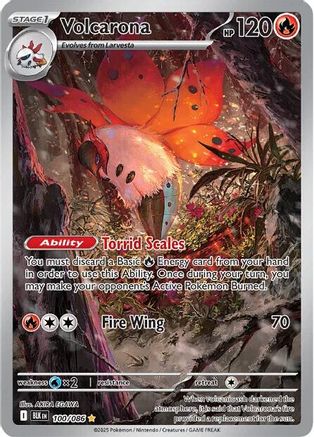 [PKM] Volcarona (100/086) [Scarlet & Violet: Black Bolt]