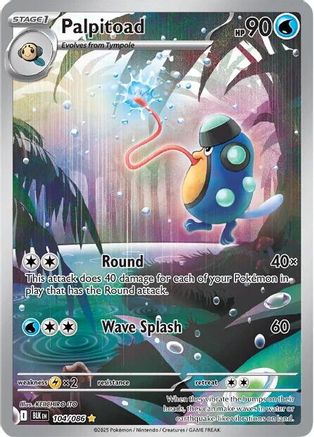 [PKM] Palpitoad (104/086) [Scarlet & Violet: Black Bolt]