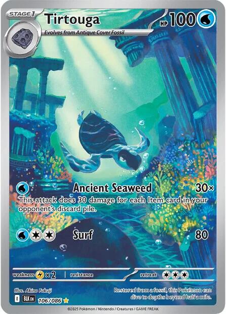 [PKM] Tirtouga (106/086) [Scarlet & Violet: Black Bolt]