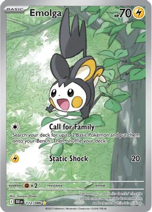 [PKM] Emolga (112/086) [Scarlet & Violet: Black Bolt]