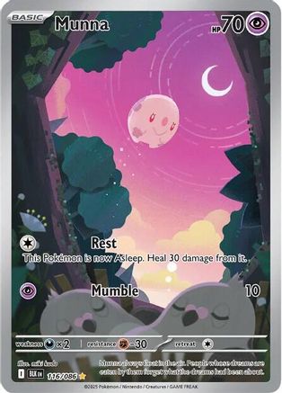 [PKM] Munna (116/086) [Scarlet & Violet: Black Bolt]
