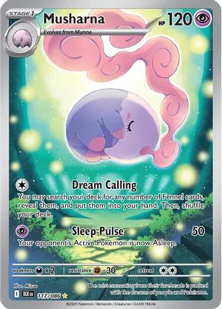[PKM] Musharna (117/086) [Scarlet & Violet: Black Bolt]