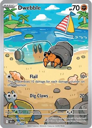 [PKM] Dwebble (129/086) [Scarlet & Violet: Black Bolt]