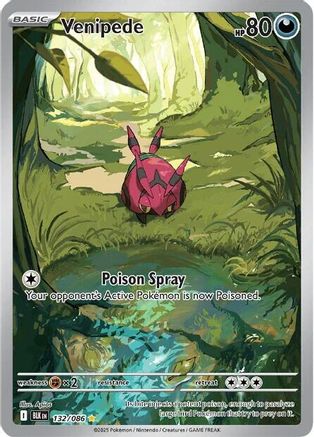 [PKM] Venipede (132/086) [Scarlet & Violet: Black Bolt]