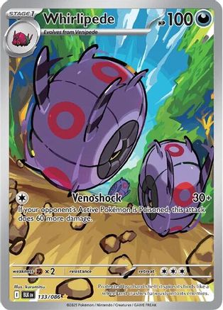 [PKM] Whirlipede (133/086) [Scarlet & Violet: Black Bolt]