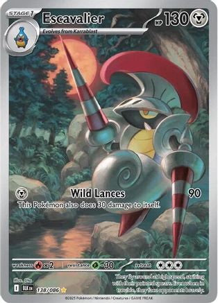[PKM] Escavalier (138/086) [Scarlet & Violet: Black Bolt]