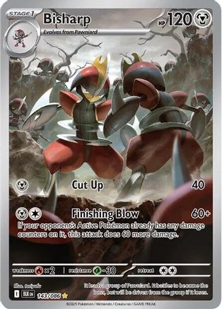 [PKM] Bisharp (143/086) [Scarlet & Violet: Black Bolt]