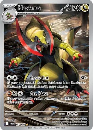 [PKM] Haxorus (147/086) [Scarlet & Violet: Black Bolt]
