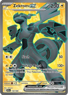 [PKM] Zekrom ex (158/086) [Scarlet & Violet: Black Bolt]