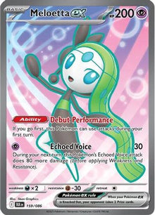 [PKM] Meloetta ex (159/086) [Scarlet & Violet: Black Bolt]
