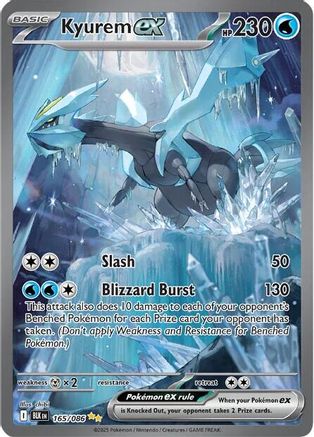 [PKM] Kyurem ex (165/086) [Scarlet & Violet: Black Bolt]