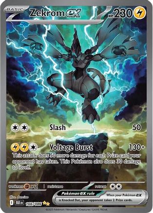 [PKM] Zekrom ex (166/086) [Scarlet & Violet: Black Bolt]