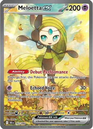 [PKM] Meloetta ex (167/086) [Scarlet & Violet: Black Bolt]