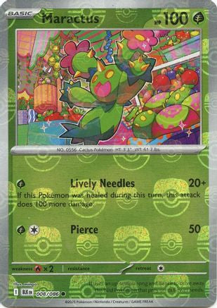 [PKM] Maractus (008/086) (Master Ball Pattern) [Scarlet & Violet: Black Bolt]
