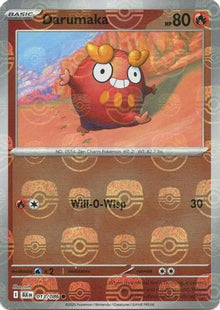 [PKM] Darumaka (013/086) (Master Ball Pattern) [Scarlet & Violet: Black Bolt]