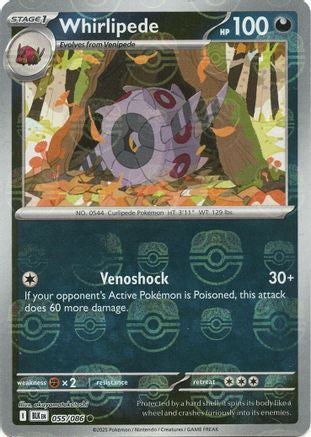 [PKM] Whirlipede (055/086) (Master Ball Pattern) [Scarlet & Violet: Black Bolt]