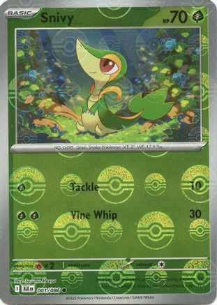 [PKM] Snivy (001/086) (Poke Ball Pattern) [Scarlet & Violet: Black Bolt]