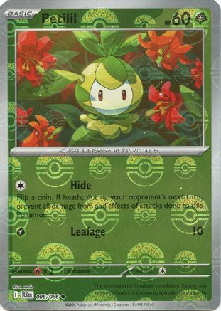 [PKM] Petilil (006/086) (Poke Ball Pattern) [Scarlet & Violet: Black Bolt]