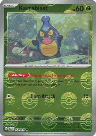 [PKM] Karrablast (009/086) (Poke Ball Pattern) [Scarlet & Violet: Black Bolt]