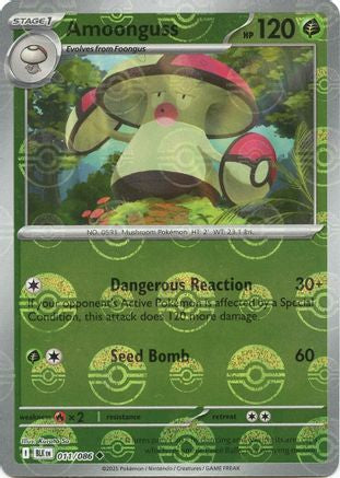 [PKM] Amoonguss (011/086) (Poke Ball Pattern) [Scarlet & Violet: Black Bolt]