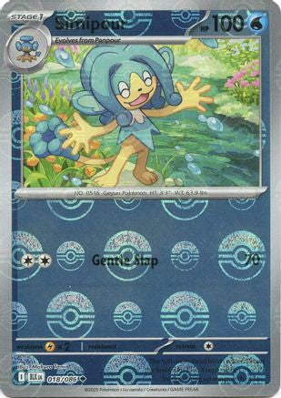 [PKM] Simipour (018/086) (Poke Ball Pattern) [Scarlet & Violet: Black Bolt]