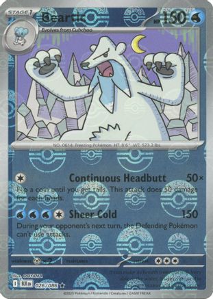 [PKM] Beartic (026/086) (Poke Ball Pattern) [Scarlet & Violet: Black Bolt]