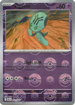 [PKM] Elgyem (040/086) (Poke Ball Pattern) [Scarlet & Violet: Black Bolt]