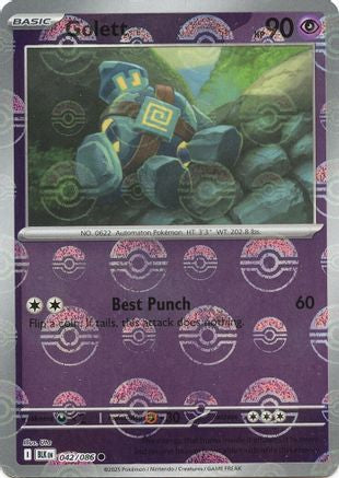 [PKM] Golett (042/086) (Poke Ball Pattern) [Scarlet & Violet: Black Bolt]