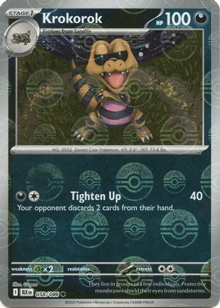 [PKM] Krokorok (058/086) (Poke Ball Pattern) [Scarlet & Violet: Black Bolt]