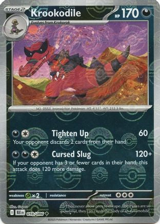 [PKM] Krookodile (059/086) (Poke Ball Pattern) [Scarlet & Violet: Black Bolt]
