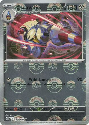 [PKM] Escavalier (060/086) (Poke Ball Pattern) [Scarlet & Violet: Black Bolt]