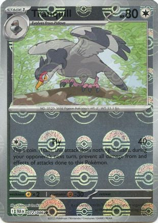 [PKM] Tranquill (072/086) (Poke Ball Pattern) [Scarlet & Violet: Black Bolt]