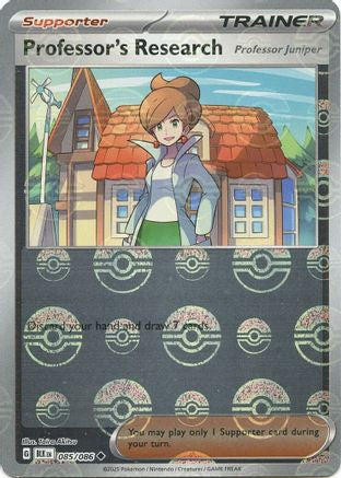 [PKM] Professor's Research (085/086) (Poke Ball Pattern) [Scarlet & Violet: Black Bolt]