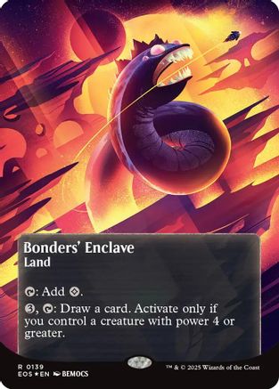 {@@ EOC R} Bonders' Enclave (0139) (Poster) (Galaxy Foil) [Edge of Eternities: Stellar Sights][EOS 139]