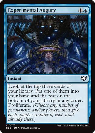 {C} Experimental Augury [Edge of Eternities Commander][EOC 073]