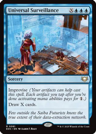 {R} Universal Surveillance [Edge of Eternities Commander][EOC 081]