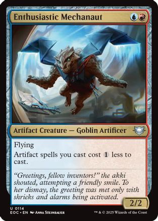 {C} Enthusiastic Mechanaut [Edge of Eternities Commander][EOC 114]