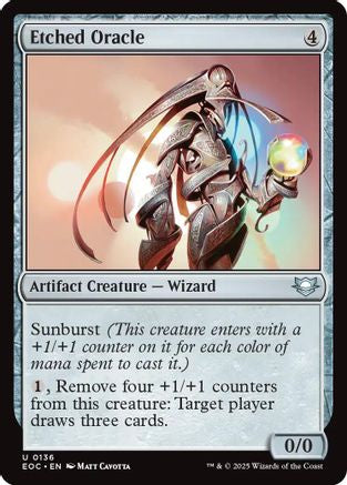 {C} Etched Oracle [Edge of Eternities Commander][EOC 136]