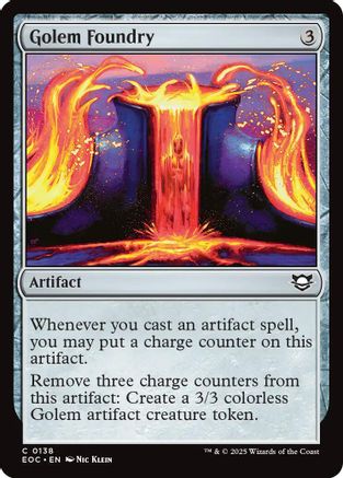 {C} Golem Foundry [Edge of Eternities Commander][EOC 138]