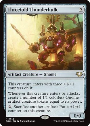 {R} Threefold Thunderhulk [Edge of Eternities Commander][EOC 145]