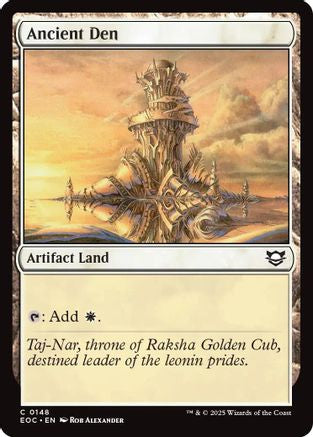 {C} Ancient Den [Edge of Eternities Commander][EOC 148]