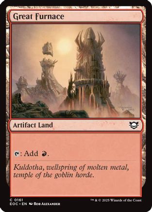 {C} Great Furnace [Edge of Eternities Commander][EOC 161]