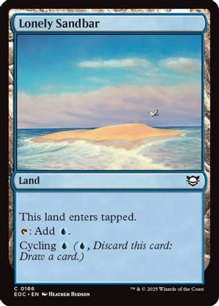 {C} Lonely Sandbar [Edge of Eternities Commander][EOC 166]