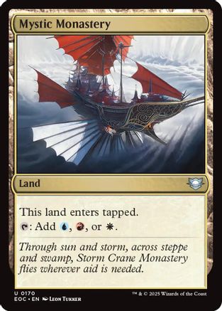 {C} Mystic Monastery [Edge of Eternities Commander][EOC 170]