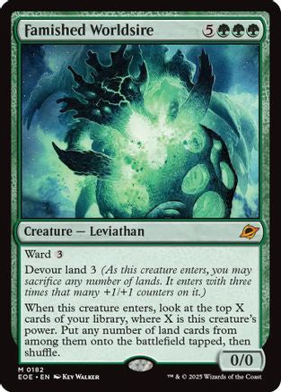 {@R} Famished Worldsire [Edge of Eternities][EOE 182]