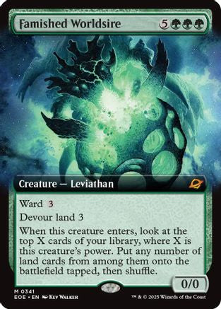 {@R} Famished Worldsire (Extended Art) [Edge of Eternities][EOE 341]