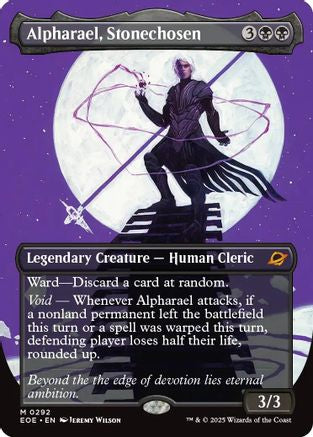 {@R} Alpharael, Stonechosen (Borderless) [Edge of Eternities][EOE 292]
